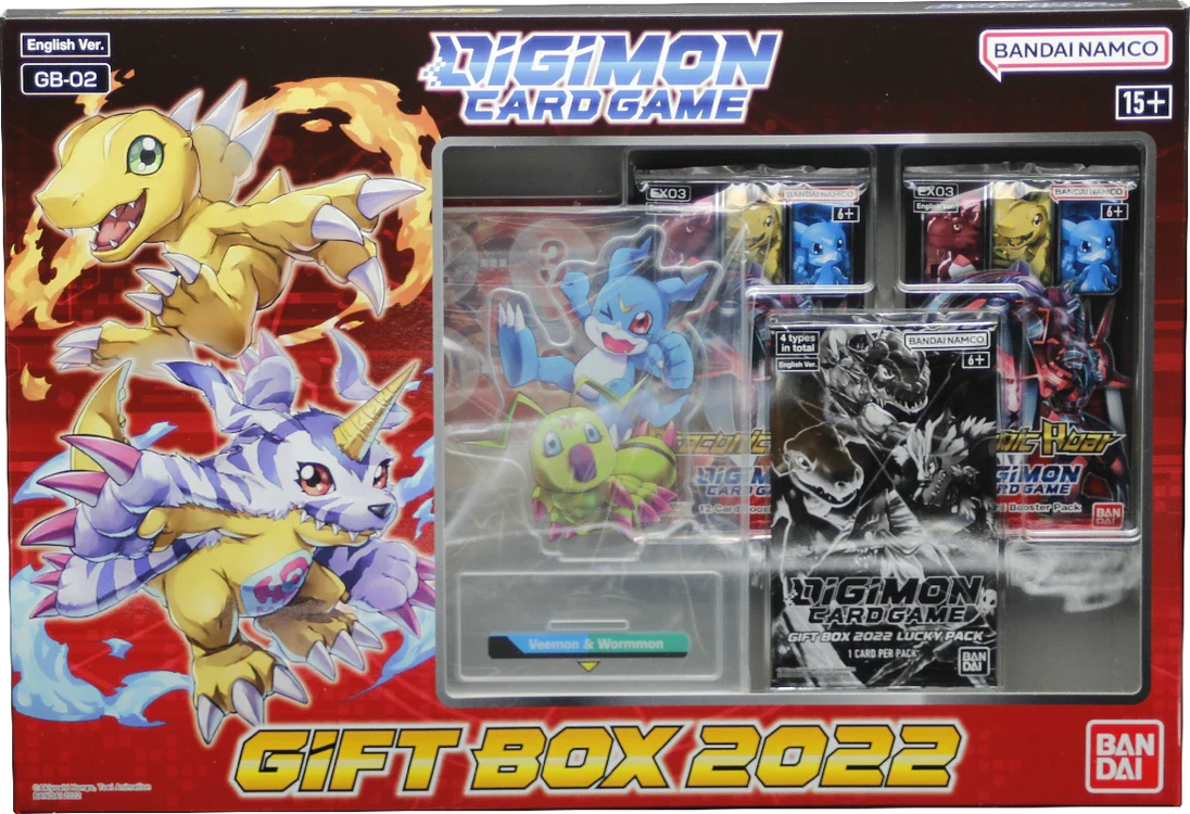 digimon card game gift box 2022 Digimon GB-02 Giftbox 2022 (Veemon & Wormmon)